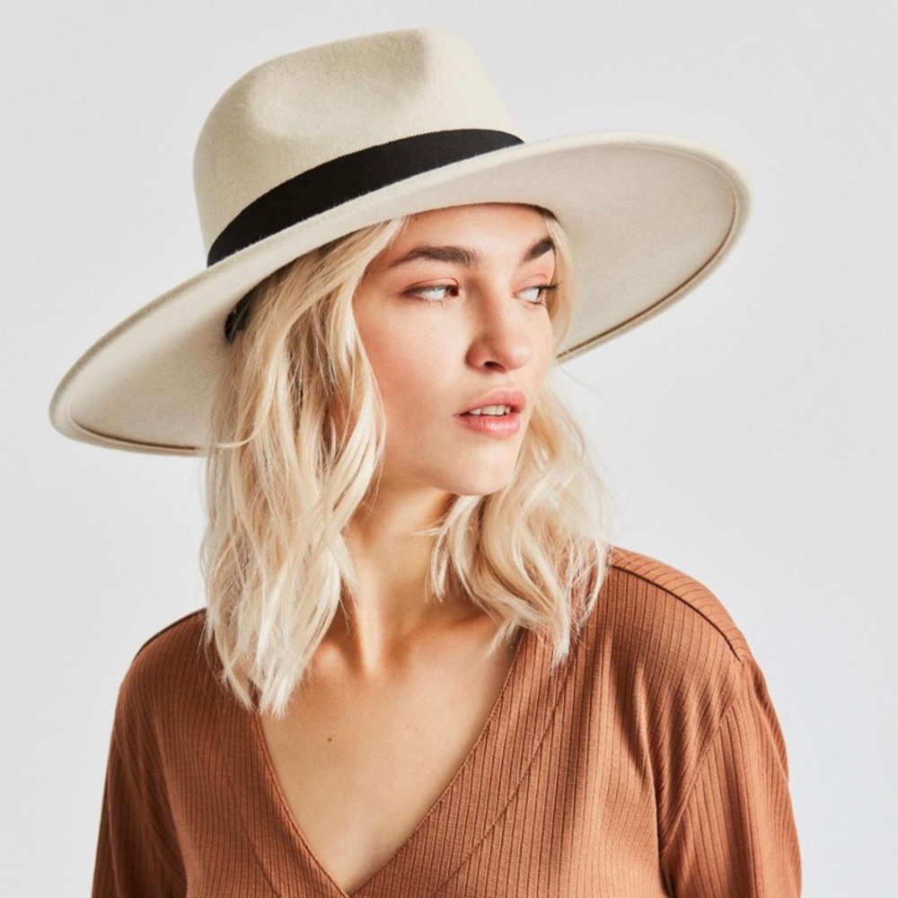 Brixton Women’s Joanna Felt Hat Black Small